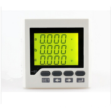 3AV7y Panel Größe 80 * 80mm Fabrik Preis Drei-Phasen-AC LCD Digital Display Voltmeter